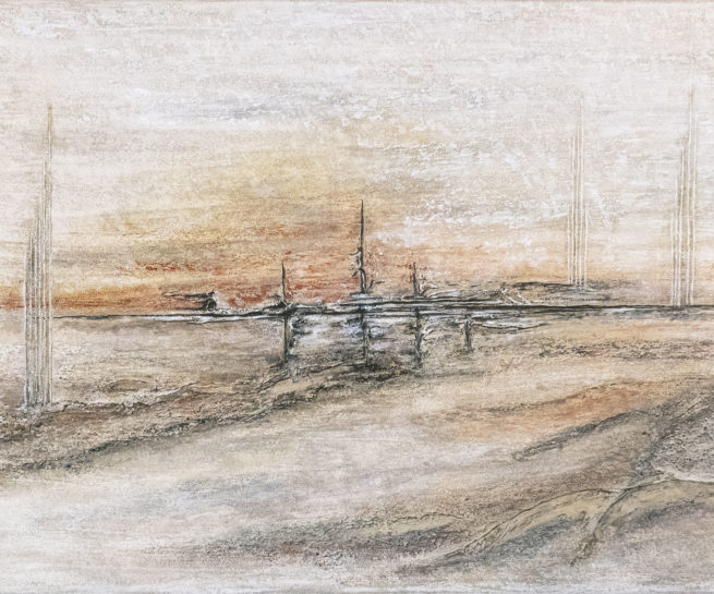 œuvre d'art, Acrylique sur toile, art abstrait, mix média