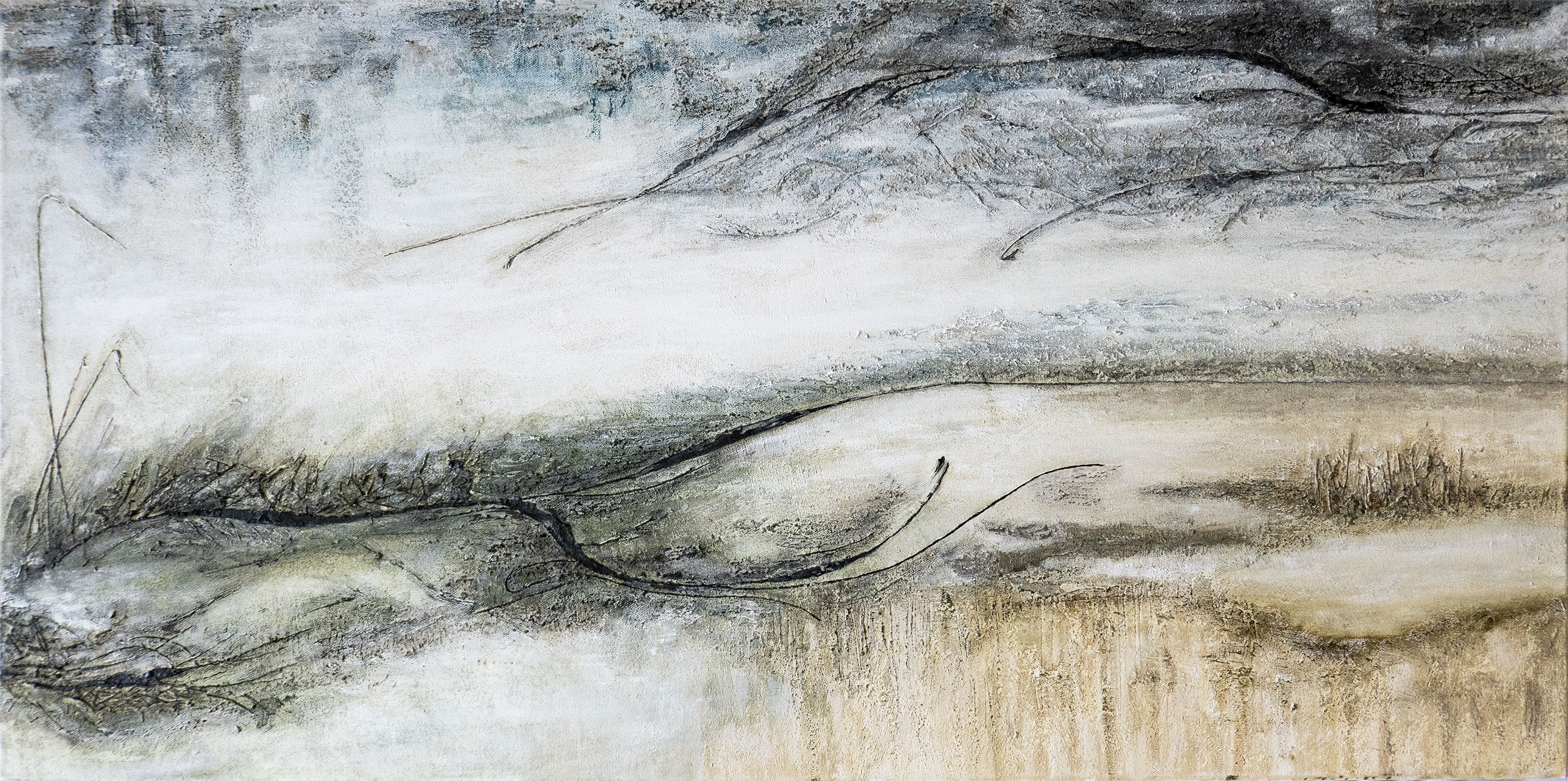 œuvre d'art, Acrylique sur toile, art abstrait, mix média